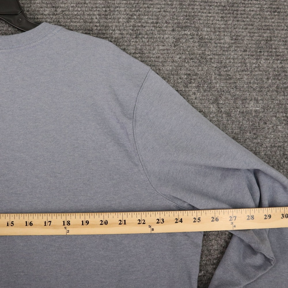 Carhartt Loose Fit Long Sleeve T Shirt Women's XL Gray Logo Sleeve Graphic Tee - Picture 6 of 9